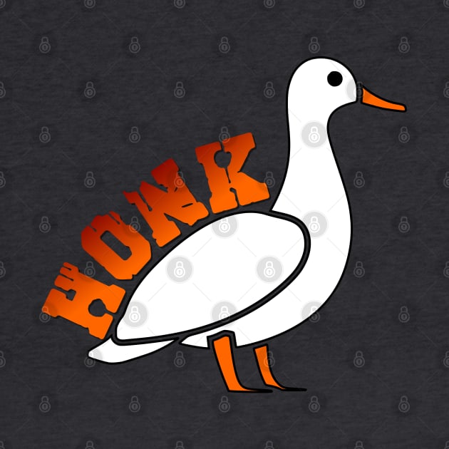 Goose HONK by nonbeenarydesigns